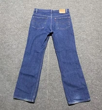 Vintage Levis 517 Jeans Men 36x32 Blue Denim Boot Cut 100% Cotton Rancher Riding