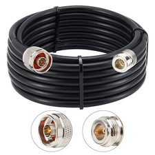 15ft N Male To N Female Cable 50 Ohm Kmr240 Low Loss N Connector Coax Extension