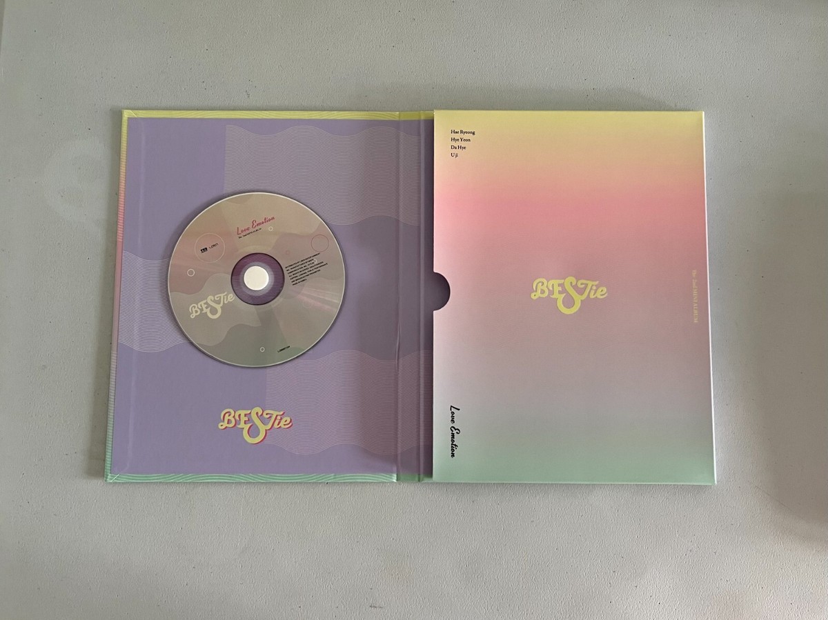 BESTIE THE 2ND MINI ALBUM LOVE EMOTION ALL MEMBER SIGNED WITH HYE 
