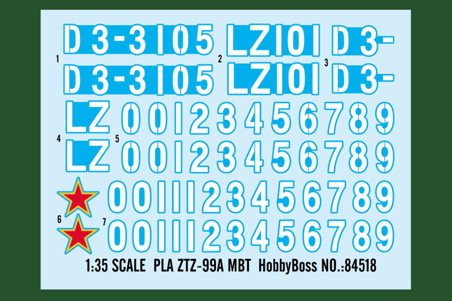 Hobby Boss 1:35 ZTZ-99A MBT Type 99 CHINESE TANK - Plastic Model Kit 84518