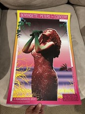 BERNADETTE PETERS Stephen Sondheim Fest 14 x 22 Pasadena POSTER Broadway Card