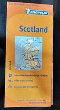 Michelin Map Scotland 501 Regional Great Britain (2018, Sheet Map, Folded )