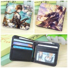 Anime Genshin Impact Cosplay Papers Fashion Unisex Wallet Fold Wallet Gift 25
