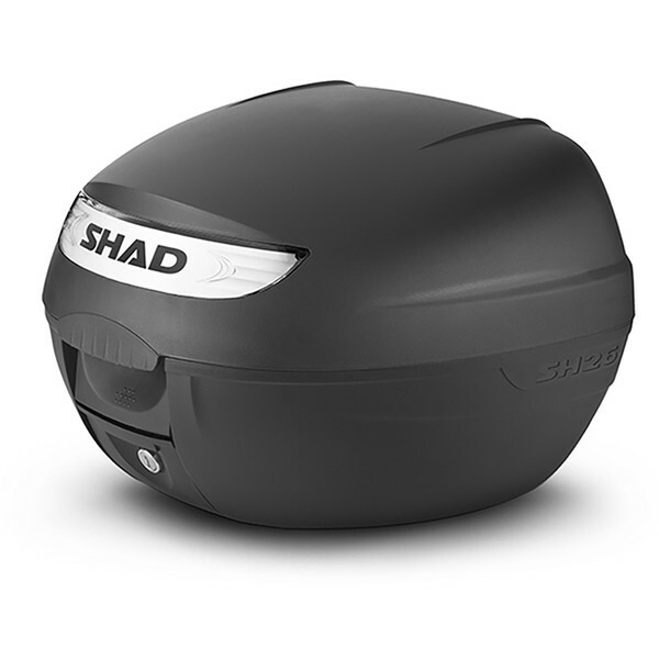 Top case SHAD SH26 pour ranger votre casque en sécurité sur votre scooter
