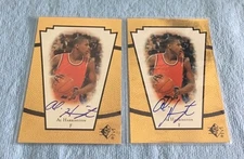 (2) AL HARRINGTON AUTO RC 1998 Upperdeck SP ROOKIE SIGNED AUTOGRAPH CARD