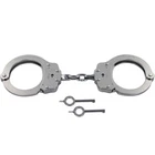 Peerless Model 700C Chain Handcuffs & Keys 700N Cuffs Nickel Lifetime Warranty
