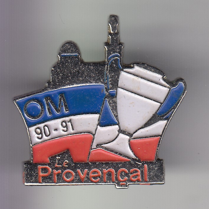 Vintage Olympique de Marseille OM Pin's Old Football Badge