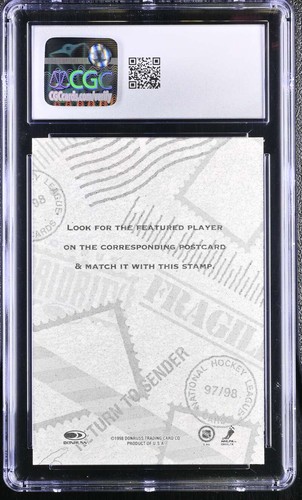 CGC Mint 9 1997-98 Donruss Priority Stamps Gold Wayne Gretzky - Picture 2 of 2