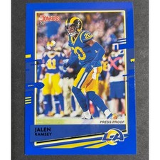 Jalen Ramsey Blue 146 2020 Donruss Panini Press Proof