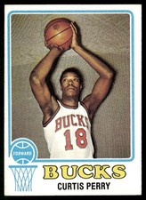Curtis Perry 1973-74 Topps #148 Milwaukee Bucks EX