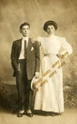 #65937 READING PA USA 1900s. Greek couple (Mother & son?). Photo PC size FRITZ