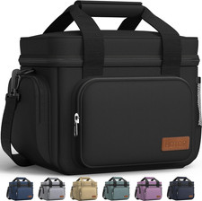 Lunch Box for Men and Women - Leak-Proof Insulated Lunch Cooler Bag with Adju...