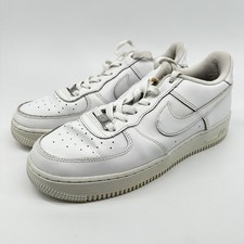 Nike Air Force 1 Shoes Youth Size 7Y White Leather AF1 Low Sneakers 314192-117