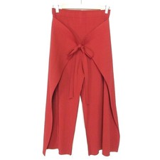 me ISSEY MIYAKE A POC INSAID deformed wrap design pants MI04KF928 red Women USED