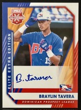 Braylin Tavera 2021 Panini Elite Extra Edition Signature #214
