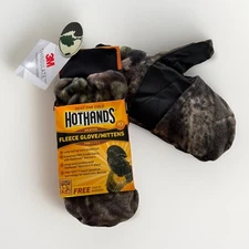 HotHands Thinsulate Fleece Glove/Mittens, Mossy Oak Camo Gloves Size L/XL - 1 PK