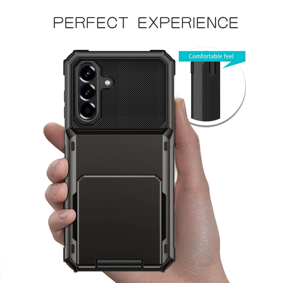 Hülle Für Samsung Galaxy A57 A37 A56 A16 Schutzhülle Rüstung Stoßfest Kartenfach - Bild 4 von 4