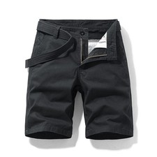 Mens Chino Shorts Casual Slim Fit Stretch Classic Relaxed Golf Summer Half Pants