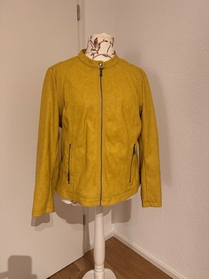 TAIFUN Collection Damenjacke in Leder-Optik   Größe 46