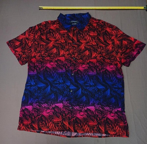 Men Primark T-Shirt Multicolor Viscose 42 / XL /