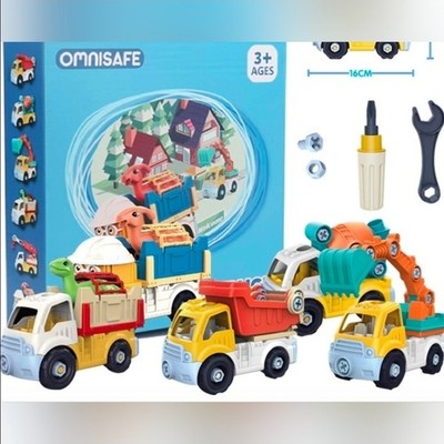 Omnisafe DIY Truck 6n1 Take Apart Construction Kit STEM Learning Toy New 645