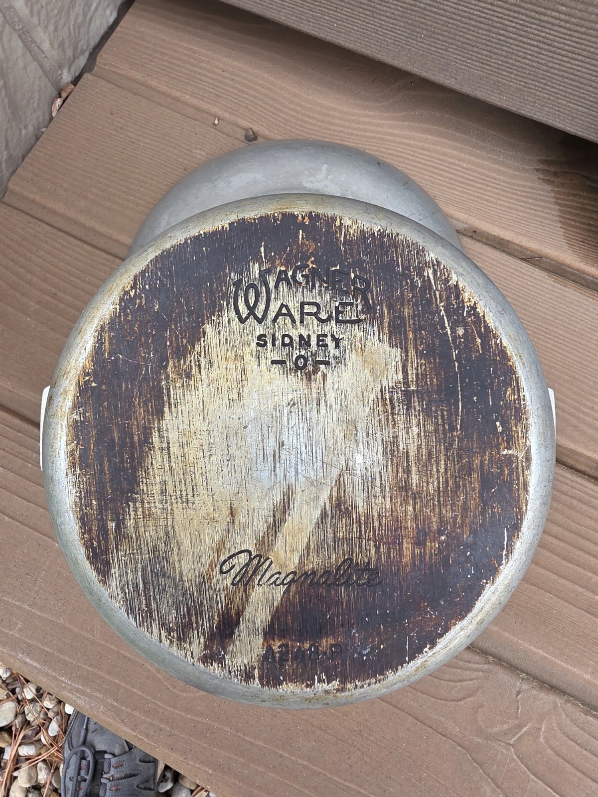 Vintage 1950s Wagner Ware Aluminum Magnalite 4248-P 5-Quart Dutch Oven Stockpot