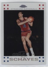 2007-08 Topps Chrome White Refractor 27/99 Dolph Schayes #50 HOF 0d7v