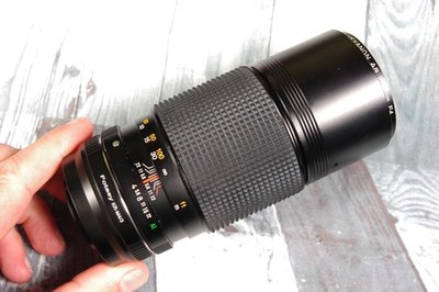 MFT adapted 200mm f/4 prime lens for m4/3 GH-3 GH-4 E-M10 Olympus Panasonic