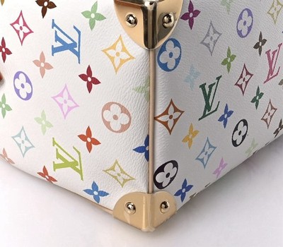 Louis Vuitton LV x TM Murakami White Speedy Bandoulière 25 M13085