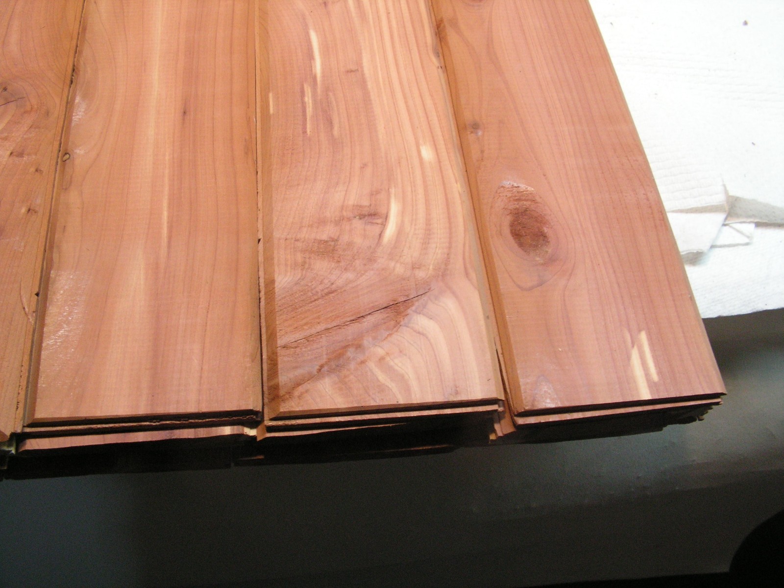 Cedar Closet Liner Planks Group of 24 Tongue And Groove Aromatic 16" x 3 1/2"+