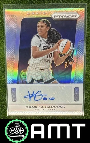 Kamilla Cardoso 2025 Panini WNBA Prizm Throwback Auto Chicago Sky #TB-KC