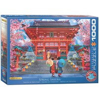 Puzzle 1000 ElementóW. Japonia, Wiosna W Sakura Eurographics