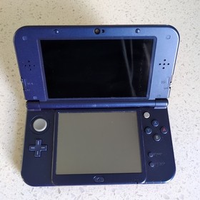 Nintendo 3DS XL Galaxy Purple Handheld System Tested Working No Stylus Charger