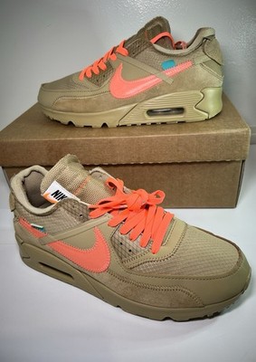 Size 8.5 - Nike Air Max 90 x OFF-WHITE Desert Ore 2019