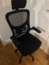 Office Mesh Back Chair - Black - Ergonomic Computer Desk Chair Swivel Work Chair