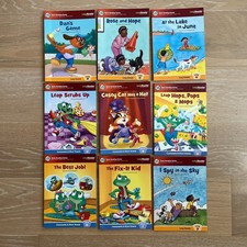 LEAP FROG TAG BOOK LOT OF 9 BOOKS Reader Junior Vowels Books Excellent 
