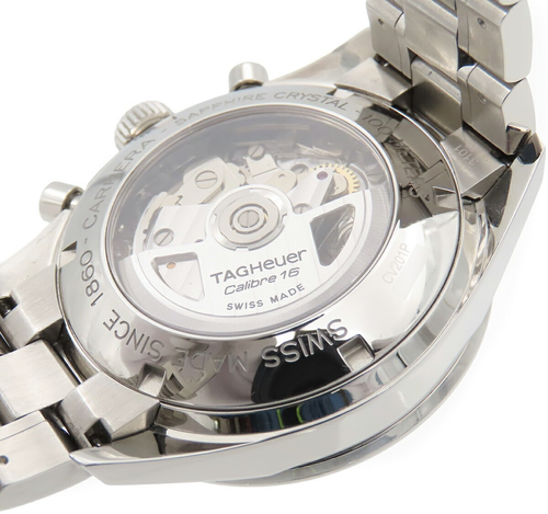 Tag Heuer Carrera Herren Automatik Uhr Kaliber 16 Chronograph CV201P.BA0794 - Bild 4 von 12