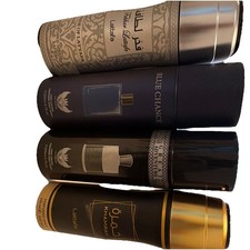 Lattafa 4-Pack Perfumed body spray Bundle Fakhar Blue Chance Gharam Khamrah
