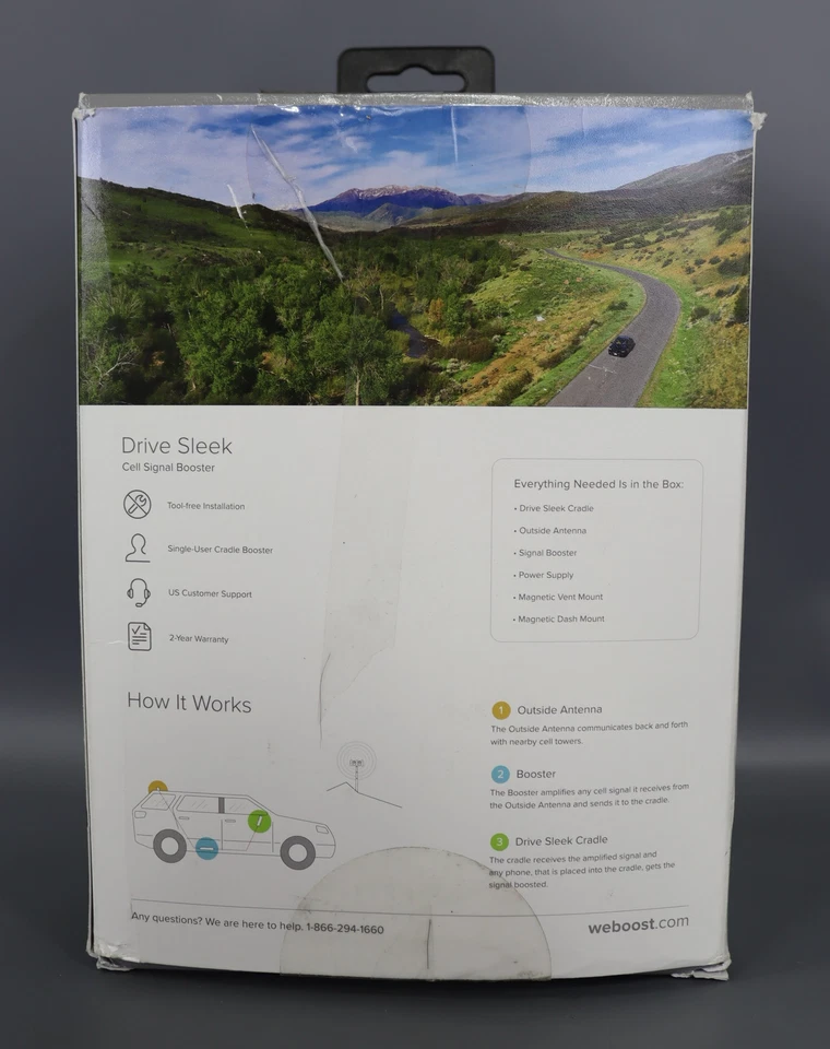 WeBoost Drive Sleek - Model 470135 - Portable Signal Booster for Cars, SUVs.. - Image 3 of 4