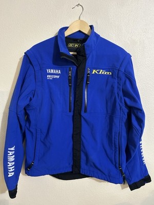 Klim Yamaha Inversion Jacket Men s L Blue Windstopper Soft Shell Snowmobile