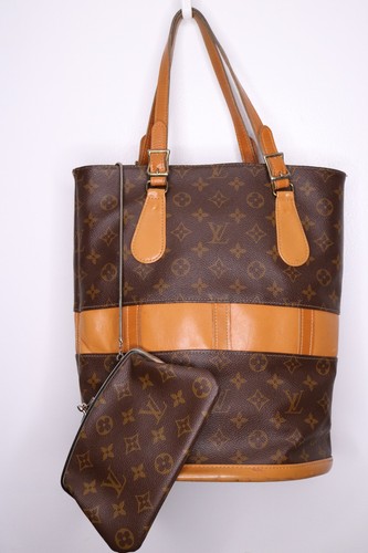 Rare Vintage Louis Vuitton French Company Bucket Bag with Pouch - Excellent