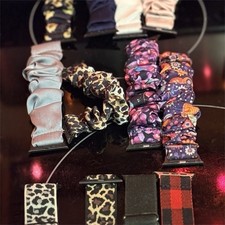 Scrunchie / Elastic / Soft / Comfort Bands – Cozy Style – Fits Apple Watch
