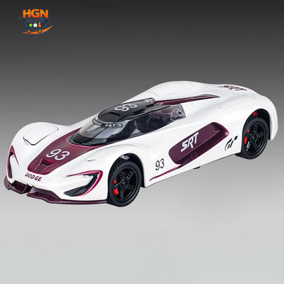 1:32 Dodge Tomahawk SRT V10 Concept Sports Car Alloy Metal Diecast Model Car Sou