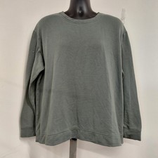 Orvis Sweatshirt Men's Size XL Green Crew Neck Modal Blend Stretch Long Sleeve.