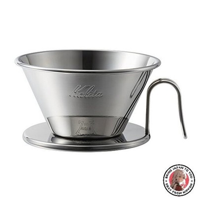 NEU Kalita Edelstahl Kaffee Tropfer Wave Serie für 2 ~ 4 Personen WDS-185
