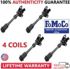 x4 OEM FORD FOMOCO Ignition Coils For 2013-2019 Ford 1.6L I4, BM5G-12A366-DA
