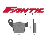 BremsbelÄGe BremsklÖTze Hinten Fantic 50M (2T) Caballero Motard Casa 2013