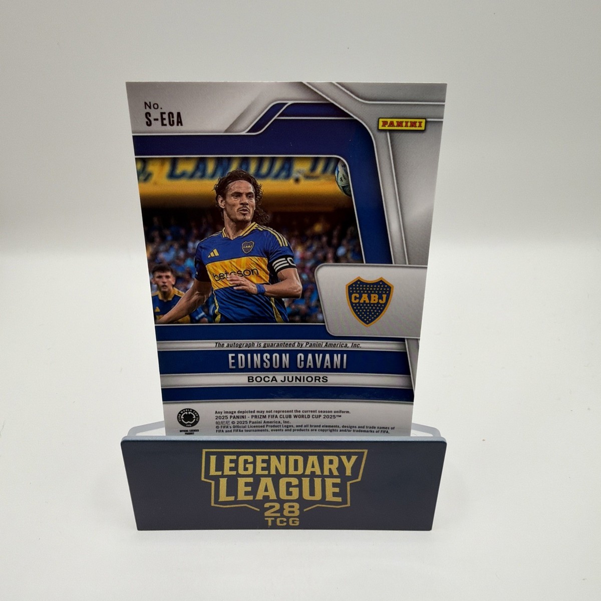 2025 Panini Prizm FIFA Club World Cup Edinson Cavani Autograph