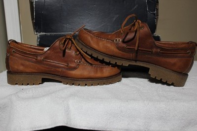 Polo By Ralph Lauren ''Reeganj'' Mens Boat Shoe Size  10.5 D Leather
