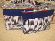 British Airways BA World Traveller Plus In Flight Amenity Kit Wash Bag x 2 NEW